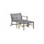 Catherine Outdoor Teak Lounge Chair