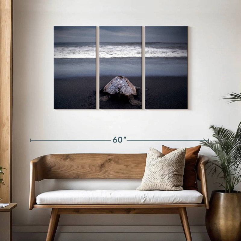 Brampt Ridley Sea Turtle, 28" H x 45" W