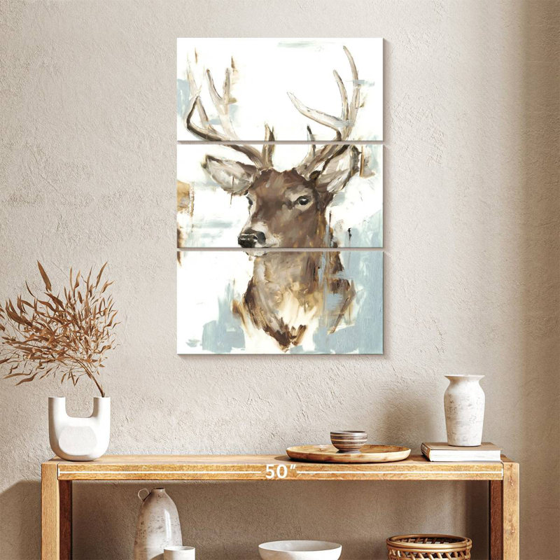 Brampt Modern Deer Mount II, 23" H x 14" W