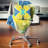 Yellow Fractal Stained Glass - Abstract Printed Pillow-30628769-30628765