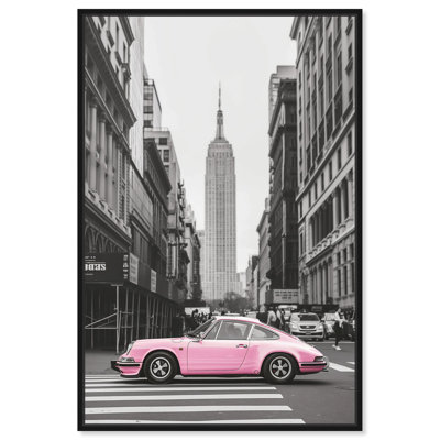 Pink in the Cityscape Canvas Photo Art Prints by Art Remedy