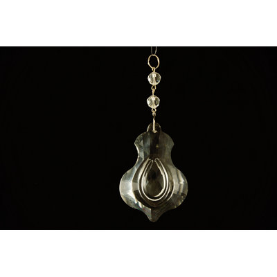 Ornement en cristal de faîteau pendalogue violin