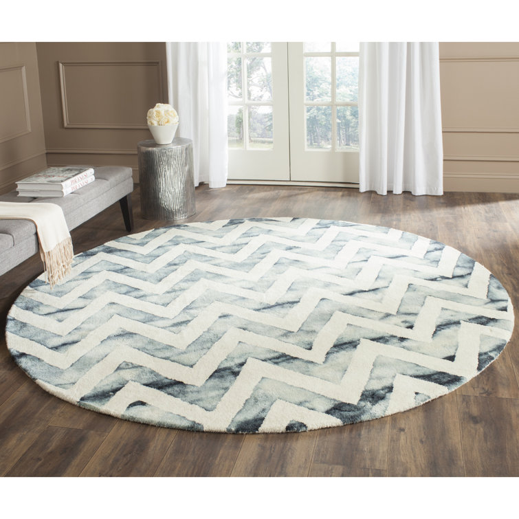 Danny Hand Tufted Wool Chevron Rug