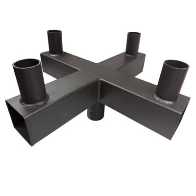 Mégapole à profil bas avec 4 tenons à 90 degrés, adaptateur quadrilatère horizontal 90 °