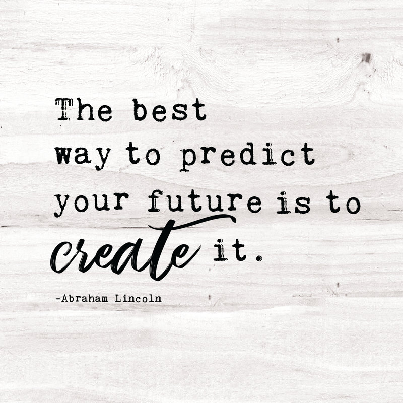 Create Your Future - Wrapped Canvas Print, 51cm H x 51cm W x 3.8cm D