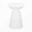 Tables d'appoint d'extérieur en fer avec design évasé, ensemble de 2-1300666194