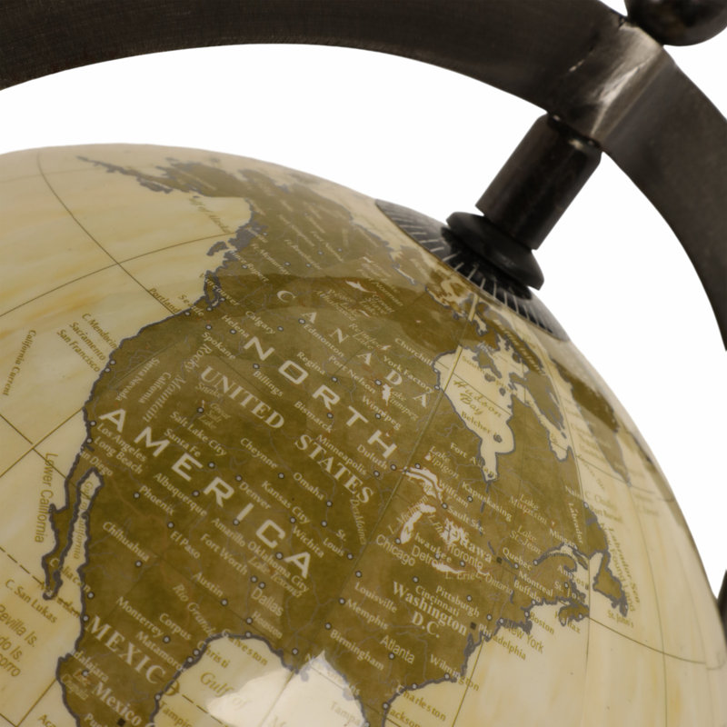 18" Siegfred Metal Globe