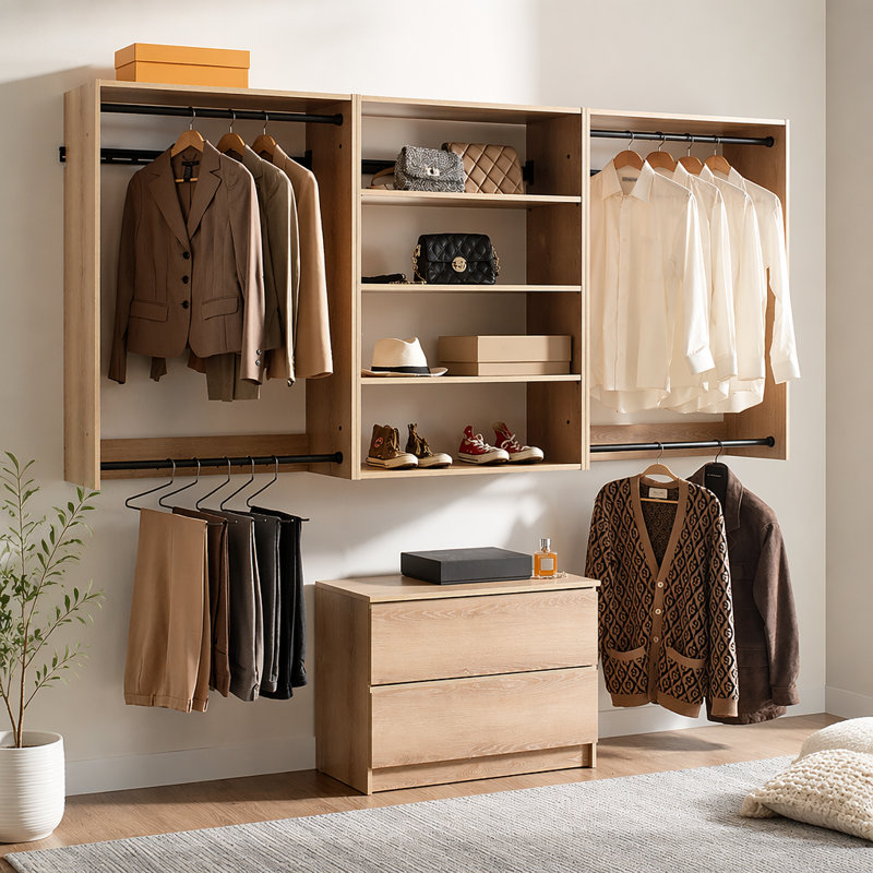 Système de placard en bois Devi