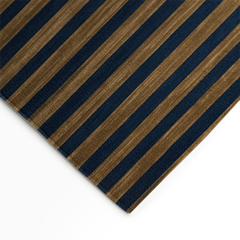 Tapis intérieur / extérieur gris HorizontalStripes, Rectangulaire 3 pi x 5 pi