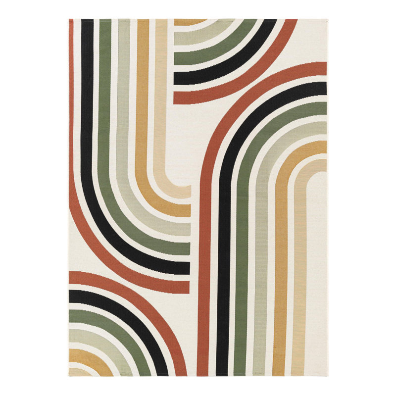 Vibe Hower Indoor/Outdoor Area Rug, Rectangle 5'1" x 7'1"