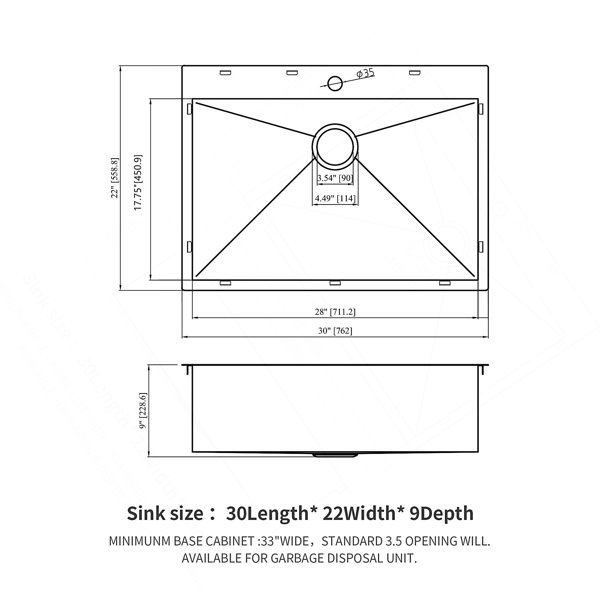 Dimensions du produit