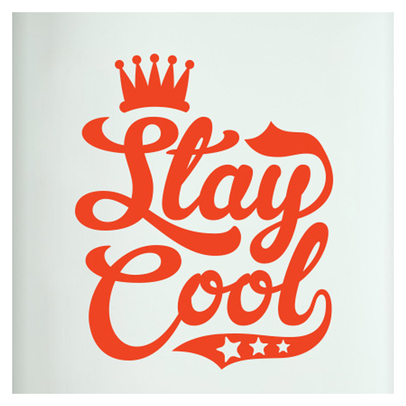 Wall Decal, Orange