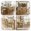 Tabouret de comptoir 17,9 po