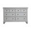 Commode 6 tiroirs Glendale blanc pur
