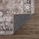 Agalia Machine Washable Oriental Charcoal/Black Area Rug