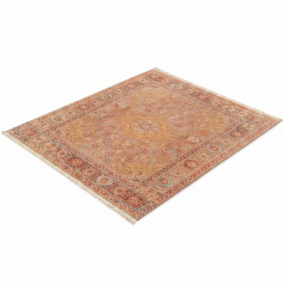 Artisan Weavers Medallion Rose Area Rug