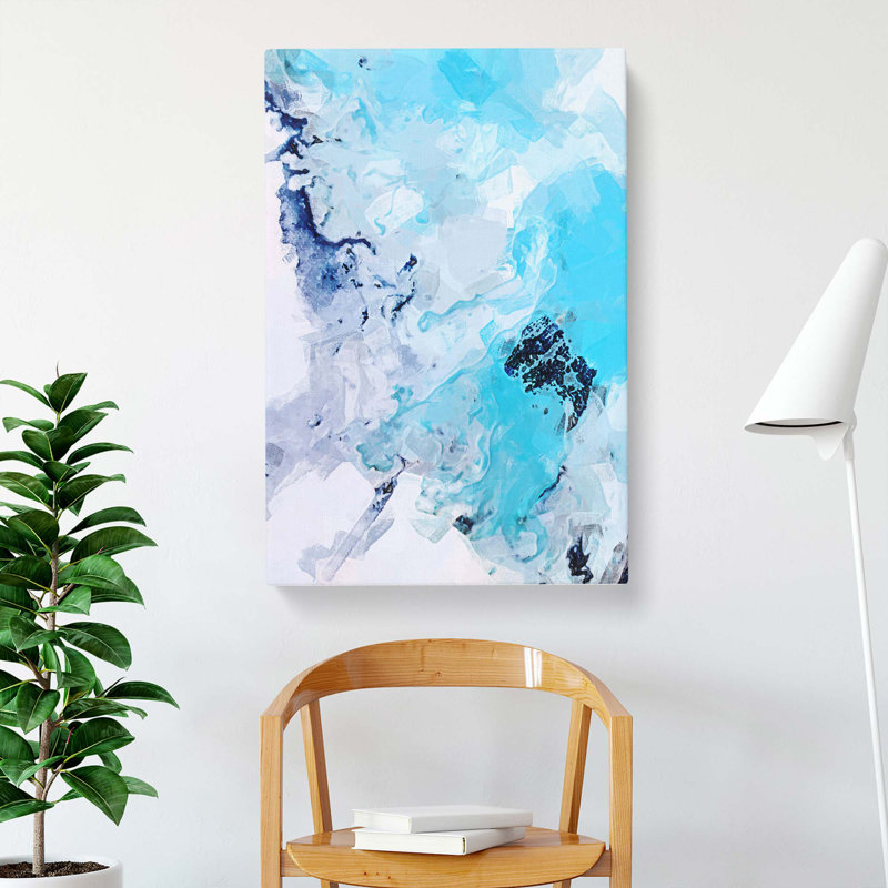 Holding Tight In Abstract - Wrapped Canvas, 60cm H x 40cm W x 3cm D