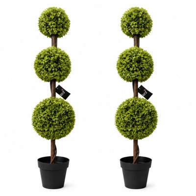 Faux Topiary in Pot Liner