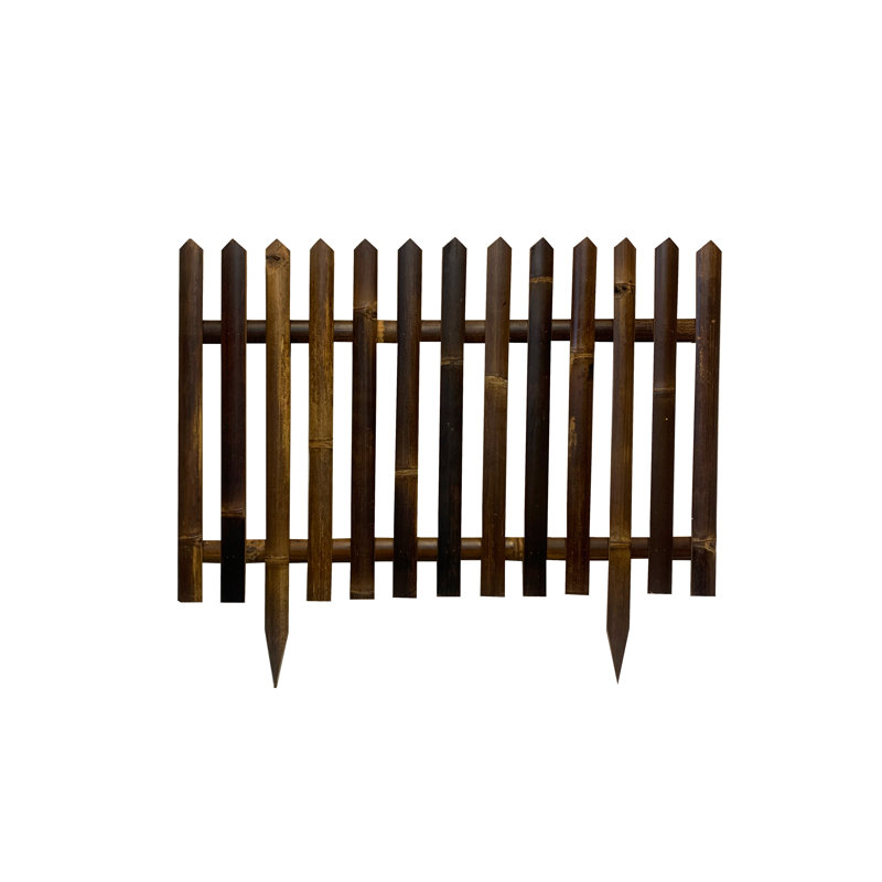 Bamboo Picket Lawn Edging, 22" H x 36" W 
