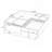 Modern square coffee table-1788786303