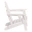 Fauteuil de patio pliable Dauji surdimensionné en bois résistant aux intempéries avec porte-gobelet-823694884