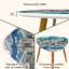 Ensemble de 2 tables basses gigognes Triangle