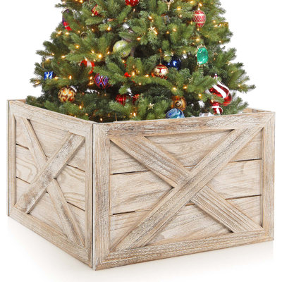 Wood Tree Collar