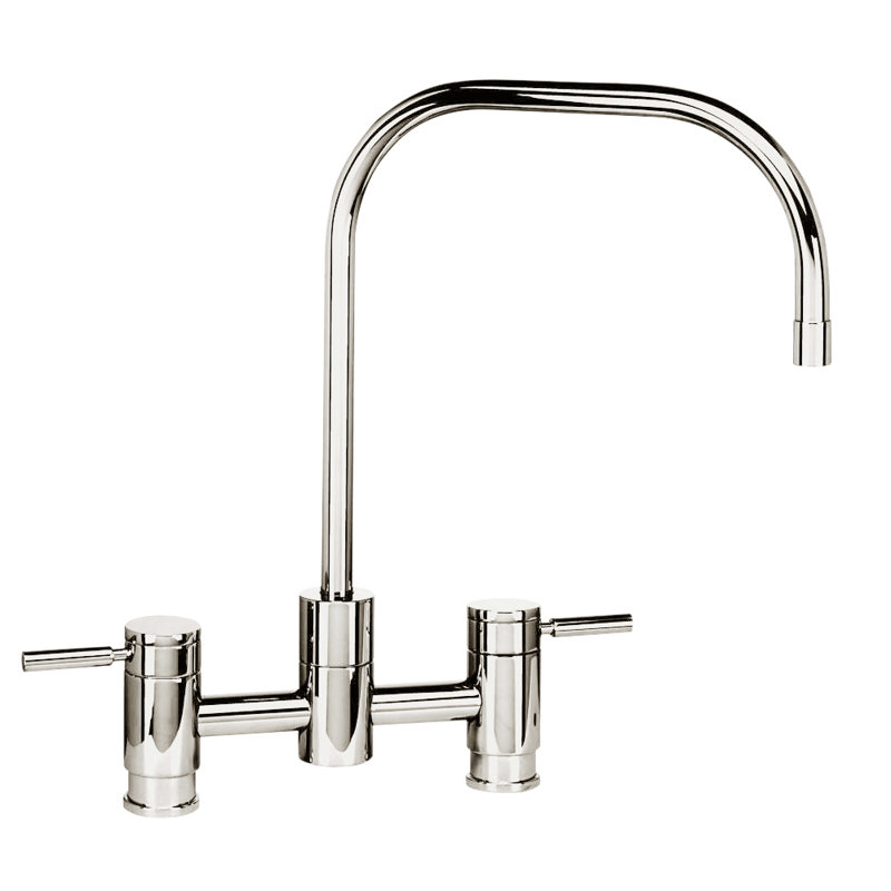 Fulton Bridge Faucet, Satin Chrome
