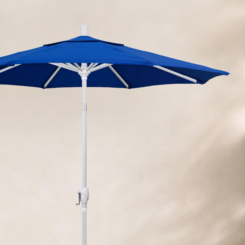 Parasol de marché 7,5', Pacifique, Blanc, Pacific Blue - Pacifica
