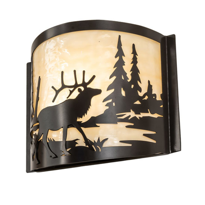 Elk 1 - Light Flush Mounted Sconce