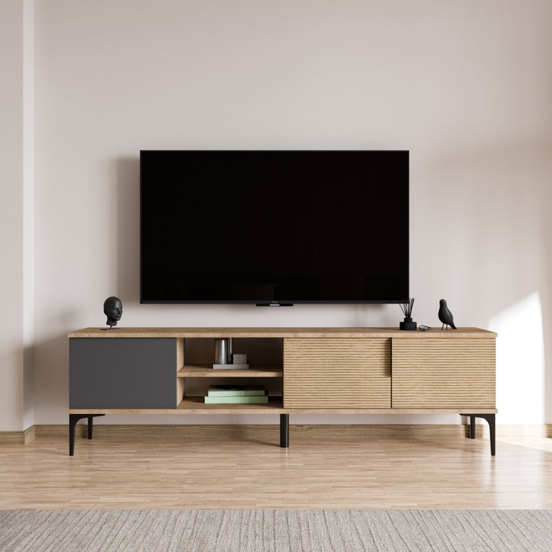 Elberfeld Unfinished with Fireplace Included, Grey/Brown