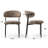 Upholstered Dining Chair With Metal Legs (Set of 4)-2091818092