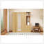 Armoire 4 portes avec tablettes, tiroirs et miroir pleine grandeur-325530832