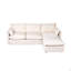 Ensemble de canapé modulaire 93,31 "pour salon, canapé moderne en forme de L avec repose-pieds mobile, ensemble de canapé 4 places-1791627724