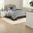 Elegant Blue Jacquard Bedding Set, Cotton King/cal King, Traditional Style