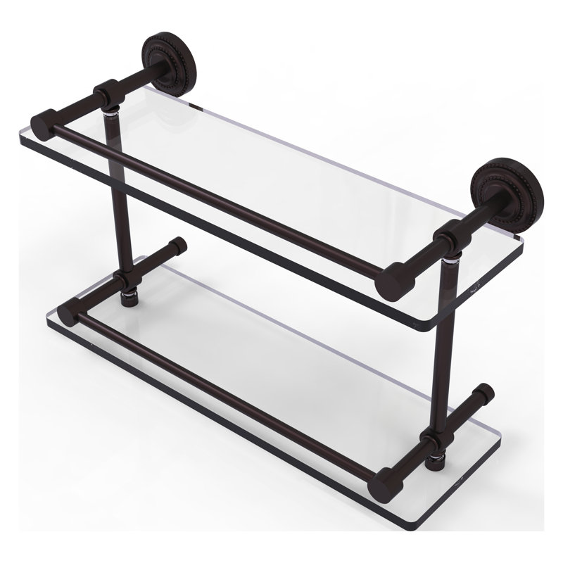 Marchmont 2 Piece Tiered Shelf, Antique Bronze