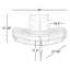  Metal Semi-Circle Tree-Wrap Bench-357217664
