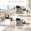 Table extensible avec abattant