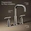Purist® Widespread Faucet with Drain Assembly Low Lever Handles and Low Gooseneck Spout-557795073