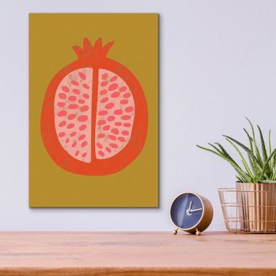 Art mural en verre épique «Fruit Party 6» par Chariklia Zarris, 12 po x 16 po