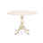5 Piece Modern Dining Table Set Includes a Round Wooden Table with Dropleaf and 4 Dining Chairs, Linen White-111375656-111270258