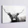 Highland Longhorn - Wrapped Canvas Painting