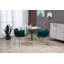 Fauteuil demi-tonneau en velours l 21,86 po Greylan-83397693