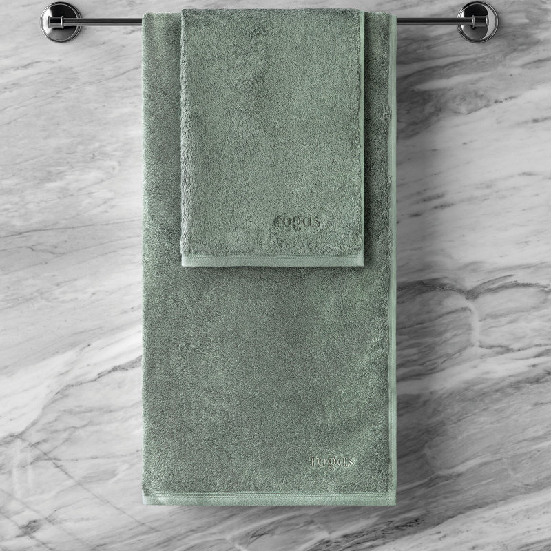 Poitiers Cotton Blend Plush Hand Towel, Green
