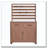 64.9'' H Large Patio Kitchen Island Solid Wood Kitchen Cart-125084777