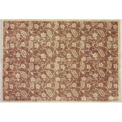 Romona One-of-a-Kind 6' X 9' Wool Area Rug in Chocolate