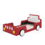 Lit plateforme simple en forme de voiture avec roulettes-805811943