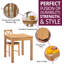 4 - Person Solid Oak Dining Set