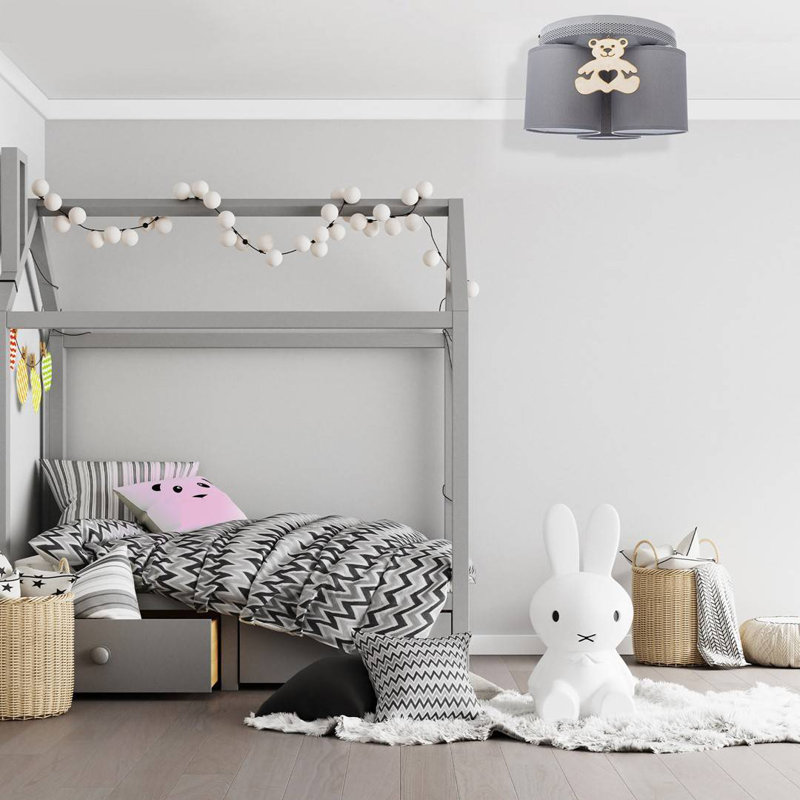 Starki Fabric Semi Flush Mount