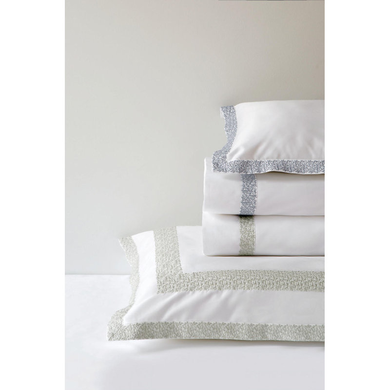 Malone_Duvet Cover, Twin Duvet Cover, White/Blue
